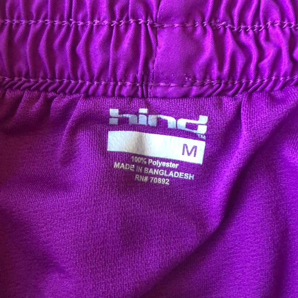 Purple running shorts - Picture 4 of 7